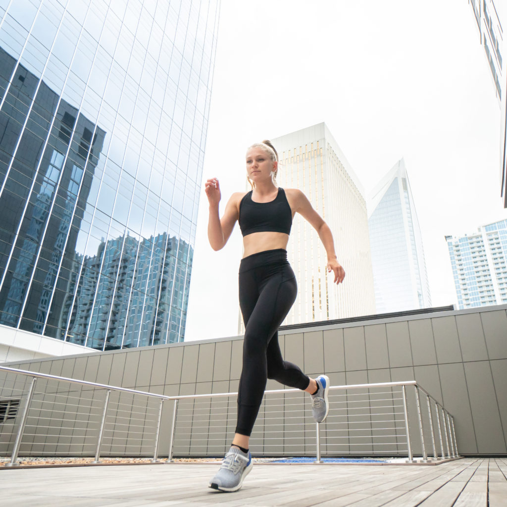 Running with Charlotte Skyline