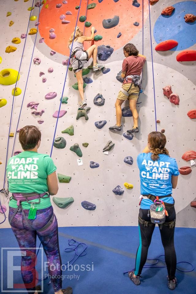 Rayna Hervis Rock Climbing