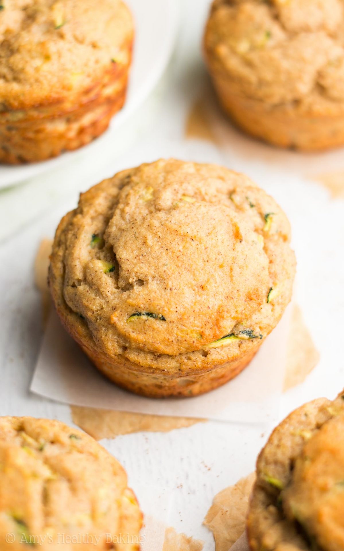 zucchini bread protein muffins
