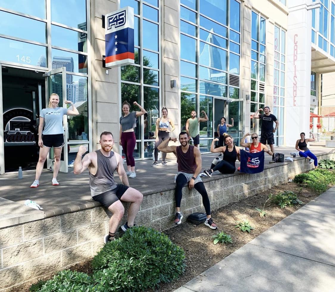 f45 midtown charlotte outdoor bootcamp