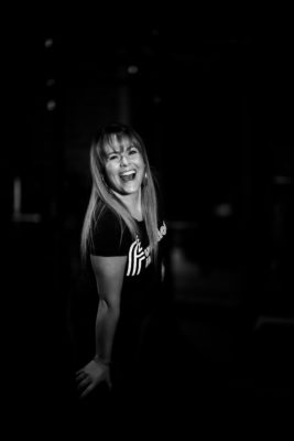 kayla punching kickboxing