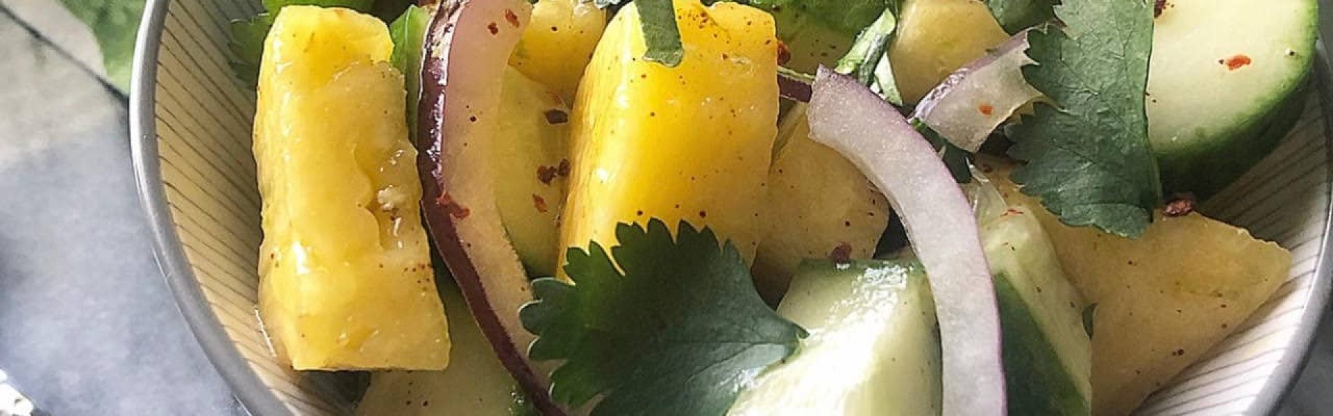 Pineapple Cucumber Salad